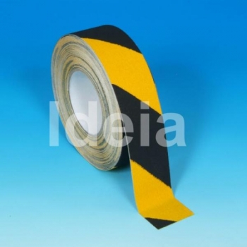 Teip Safety-Grip Hazard, abrasiivne, must/kollane, 50mm/18,3m