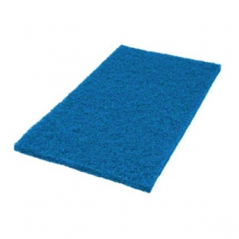 Hõõruk põrandahooldusmasinale, sinine (sügavpesu), kandiline 14"x24" (35x60cm)