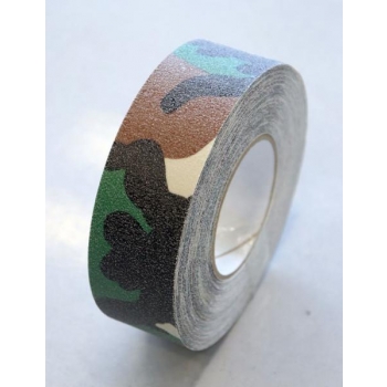 Teip Safety-Grip Standard Camouflage, abrasiivne, kaitsevärvides, 50mm/18,3m