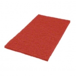 Hõõruk põrandahooldusmasinale, punane (hoolduspuhastus), kandiline, 14"x24" (35x60cm)