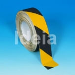 Teip Safety-Grip Hazard Conformable, pinna reljeefiga kohanduv, abrasiivne, must/kollane, 50mm/18,3m